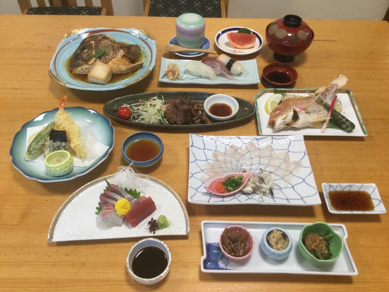 祝会席6,000円(例)