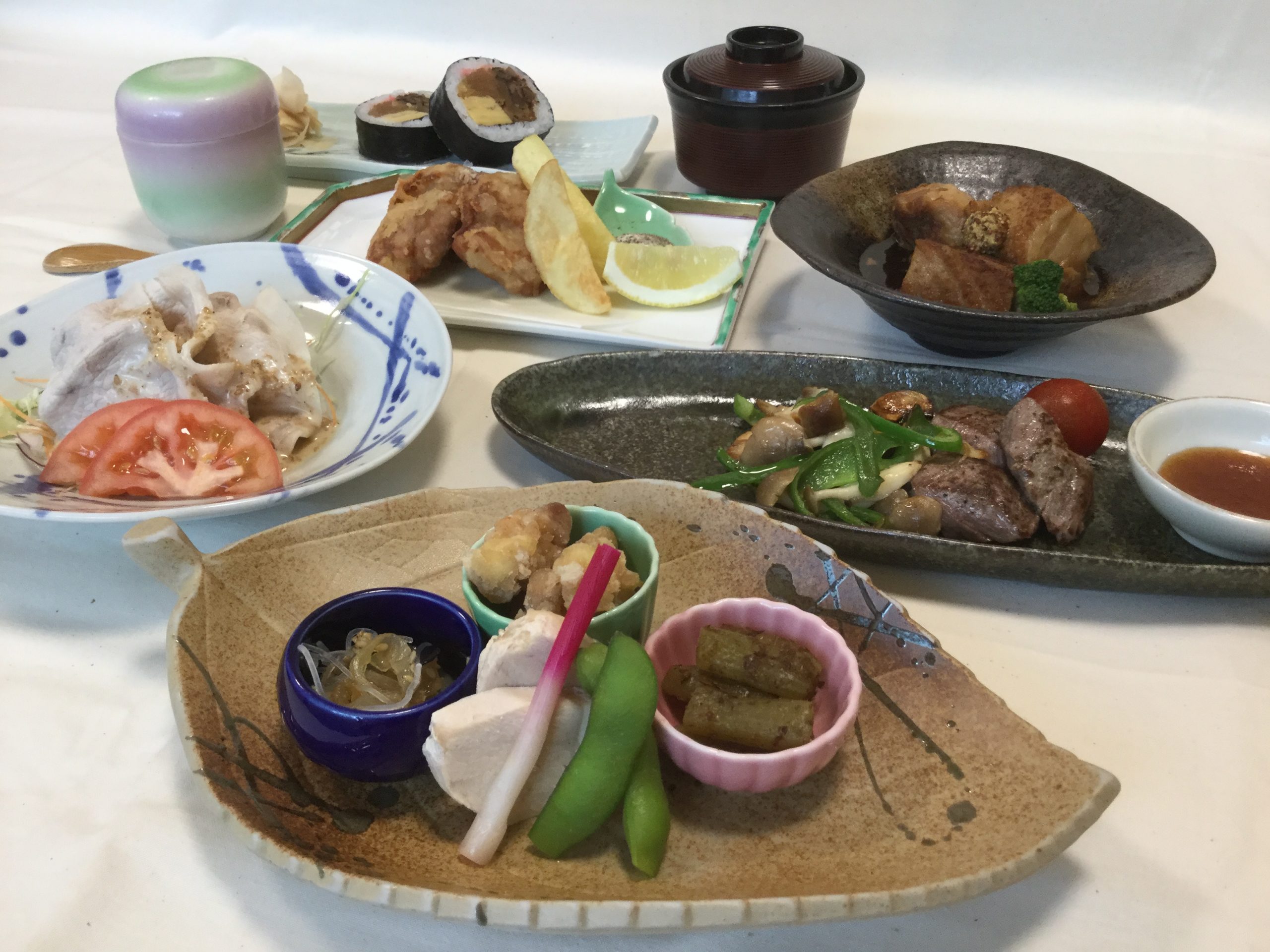 肉会席4,000円（例）